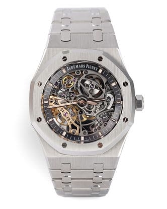 Đồng hồ Audemars Piguet Royal Oak Double Balance Openworked mặt số màu đen