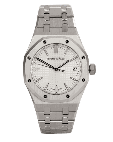 Đồng hồ Audemars Piguet Royal Oak mặt số màu trắng