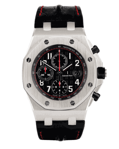 Đồng hồ Audemars Piguet Royal Oak Offshore White Gold mặt số màu đen