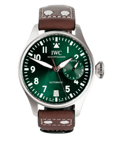 Đồng hồ IWC Big Pilot Green Dial mặt số màu xanh lá cây