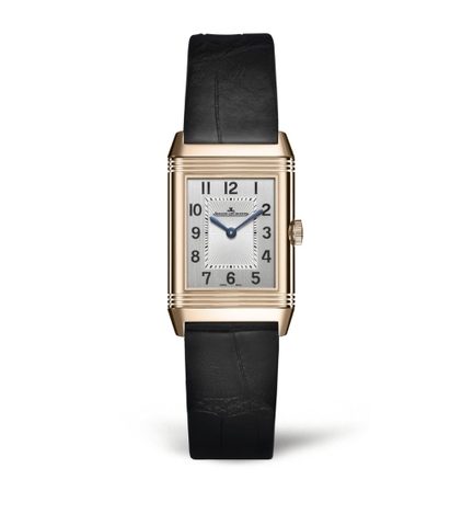 Đồng hồ Jaeger-LeCoultre Rose Gold Reverso Classic Small Duetto mặt số màu xám