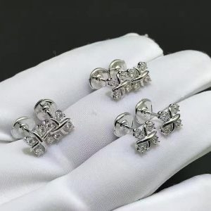 Bông tai Tiffany & Co Schlumberger Lynn vàng trắng 18K