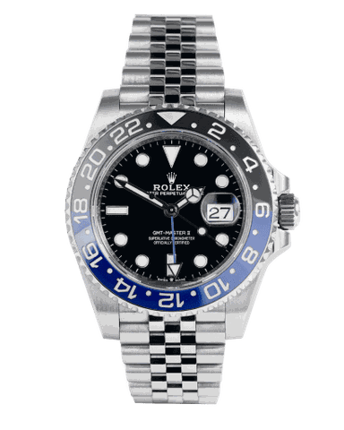 Đồng hồ Rolex GMT-Master II Batgirl Black Dial mặt số màu đen