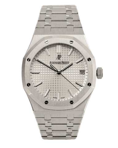 Đồng hồ Audemars Piguet Royal Oak mặt số màu trắng bạc