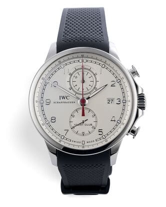 Đồng hồ IWC Portugieser Yacht Club Chronograph mặt số màu trắng