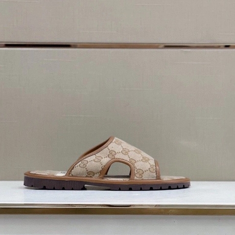 DÉP GUCCI GG CANVAS UNISEX SLIPPER