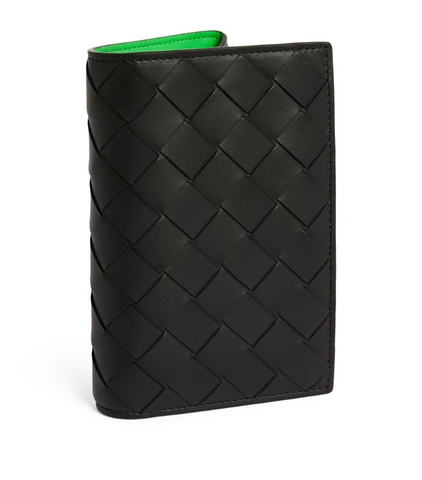 VÍ BOTTEGA VENETA Leather Passport Holder