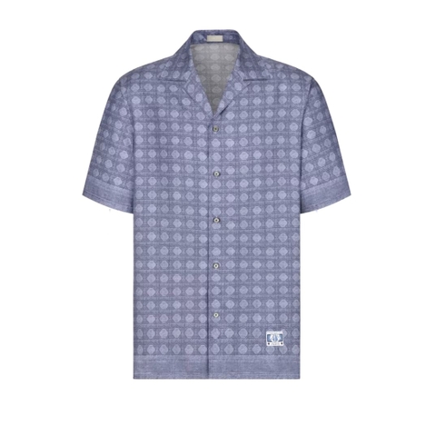 ÁO DIOR SHIRT SILK BLUE
