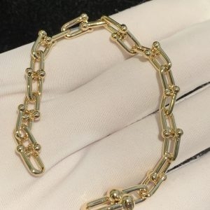 Vòng tay Tiffany & Co. HardWear Link vàng hồng 18K