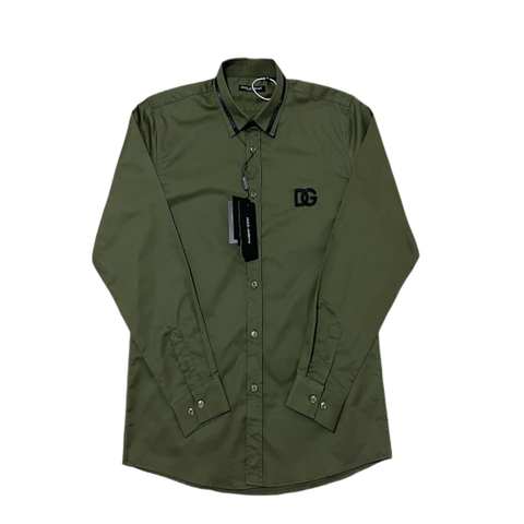 ÁO DOLCE & GABBABA SHIRT POPLIN GREEN
