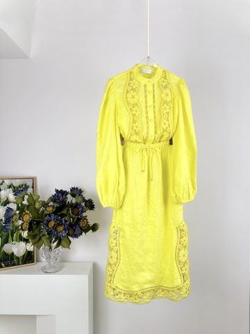 VÁY ZIMMERMANN Lace Fabric Flower Vintage Dress