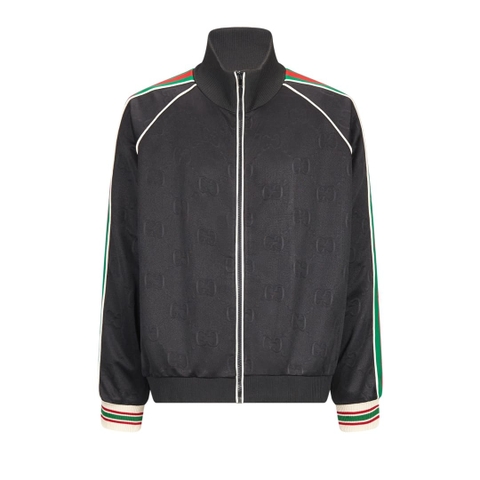 ÁO GUCCI GG Zip Black Coat