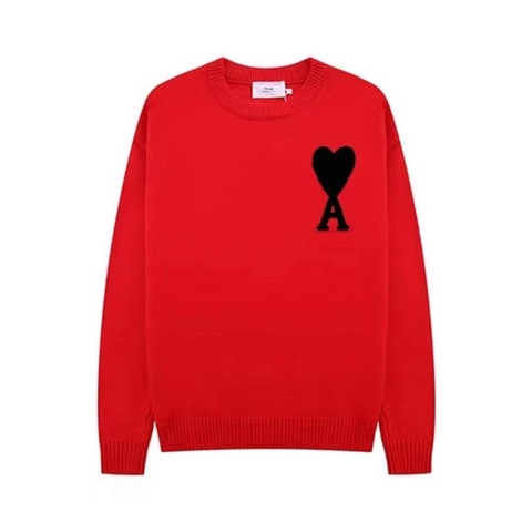 ÁO Ami Paris Heart Logo Sweater Unisex
