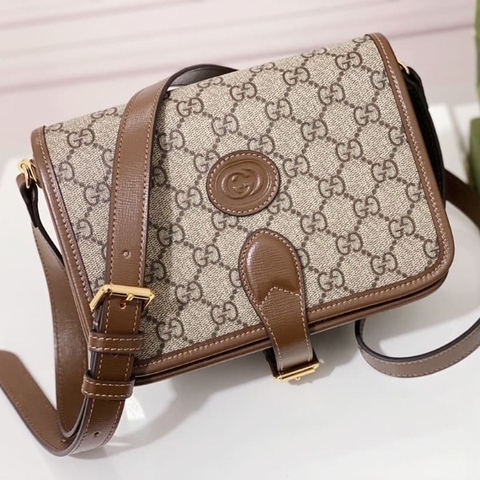 TÚI Gucci GG mini Supreme messenger bag brown Top Quality