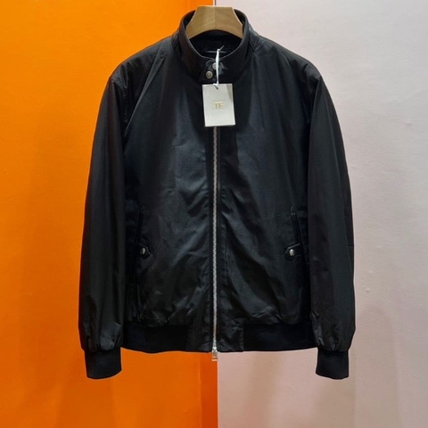 ÁO TOM FORD BLACK NYLON JACKET