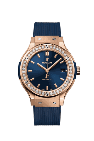 ĐỒNG HỒ HUBLOT CLASSIC FUSION KING GOLD BLUE DIAMONDS 38MM