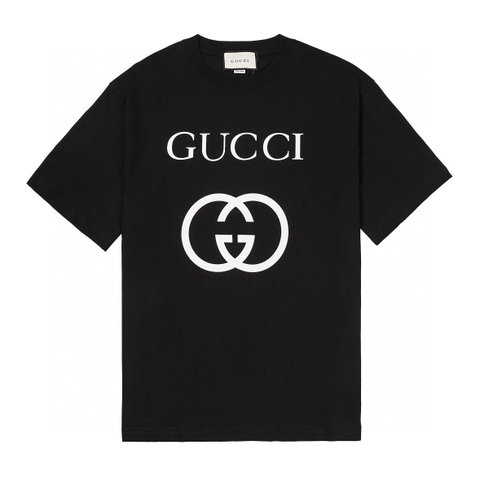 ÁO GUCCI GG logo-print cotton T-shirt SS2022