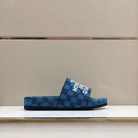 DÉP GUCCI GG THE NORTH FACE CANVAS UNISEX SLIPPER