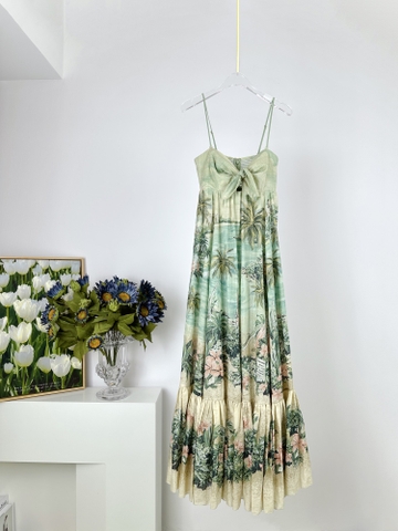 VÁY ZIMMERMANN Flower Palms Beach Vintage Dress