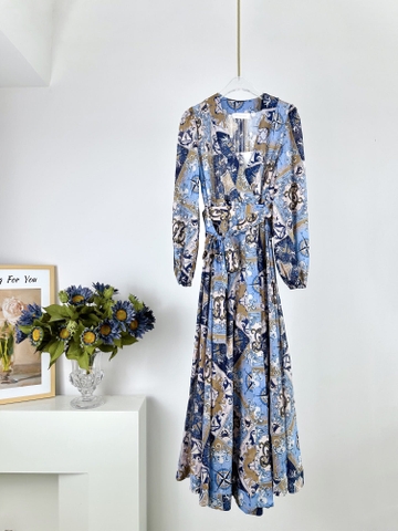 VÁY ZIMMERMANN Vintage Mediterranean Long Sleeve Long Dress High Classy