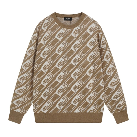 ÁO FENDI Cashmere Brown Sweater