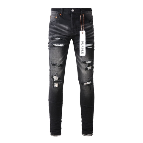 QUẦN PURPLE BRAND BLACK SPOT BIKER High Classy