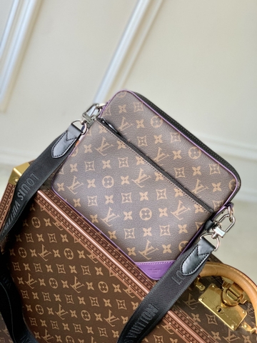 TÚI LOUIS VUITTON Trio Monogram Macassar Virgil Abloh Messenger Bag