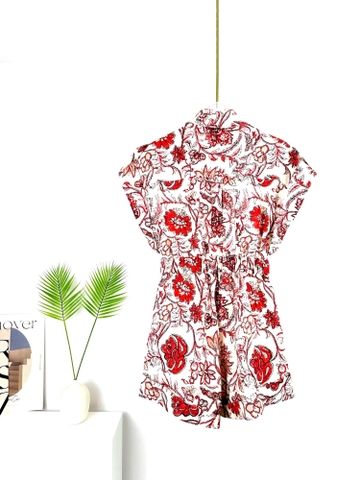 VÁY ZIMMERMANN Red Flower Vintage Dress