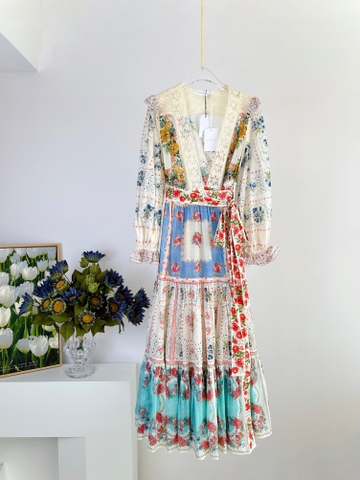 VÁY ZIMMERMANN Flower Long Vintage Dress