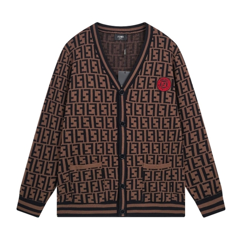 ÁO FENDI Cashmere Brown Sweater