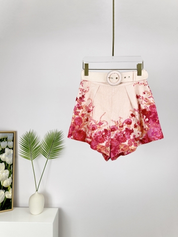 QUẦN ZIMMERMANN Red Flower Vintage Dress