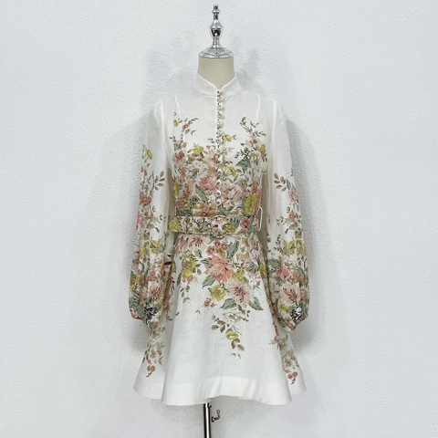 VÁY ZIMMERMANN Vintage Flower Long Sleeve Long Dress High Classy