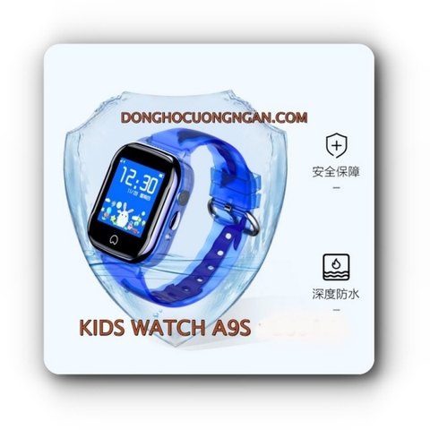 Đồng Hồ KIDS WATCH A9S (XANH) CÓ TIẾNG VIỆT (CHỐNG NƯỚC,CAMERA)