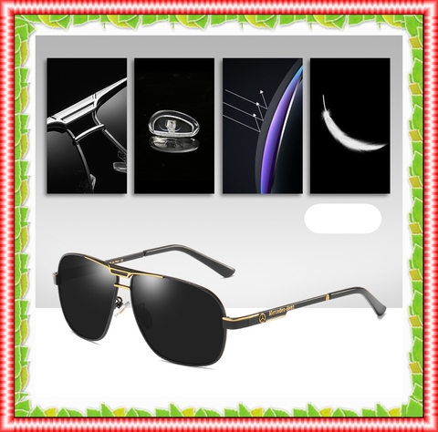 {Tặng Tai Nghe Bluetooth} Kính Mắt Nam Mercedes Bez 761 Cao cấp UV400 Full Box, Full Logo,Full Video Mới 2020