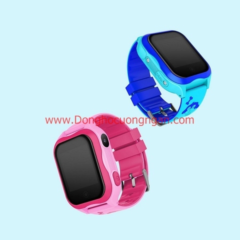 Đồng Hồ Định Vị camera Chống Nước KIDS WATCH J8 (Wifi) Tặng Sim 4G và Cốc Sạc