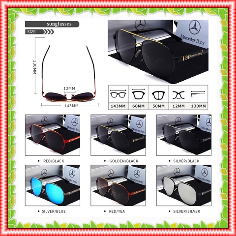 Kính Mắt Nam Mercedes Bez 751 Cao cấp UV400 Full Box, Full Logo, Mới 2020 Kính Mắt Nam Mercedes Bez 751 Cao cấp UV400 Full Box, Full Logo, Mới 2020