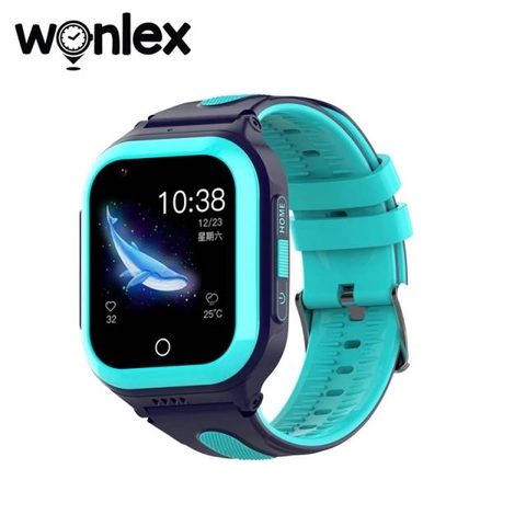 Wonlex KT24S Có Rung Gọi Video Call , 4G, Wifi, Chống Nước Màu Xanh