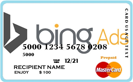 BINGADS MASTERCARD