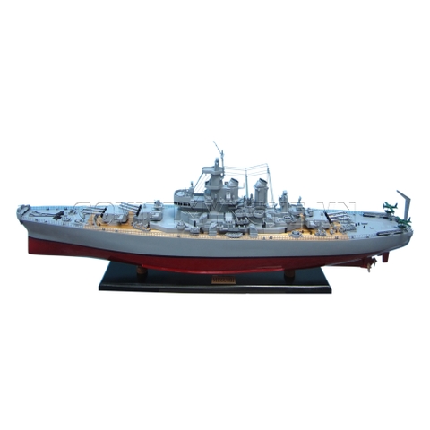 Mô Hình Tàu Hạm Đội Uss Missouri (Thân 100cm - Gỗ Sơn)