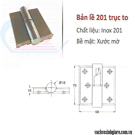 Bản lề 201 trục to