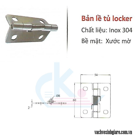 Bản lề tủ locker