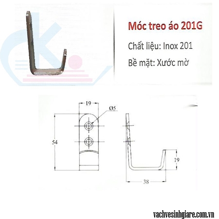 Móc treo áo 201G