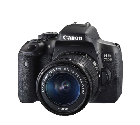 Máy Ảnh Canon EOS 750D + Lens 18-55 IS STM