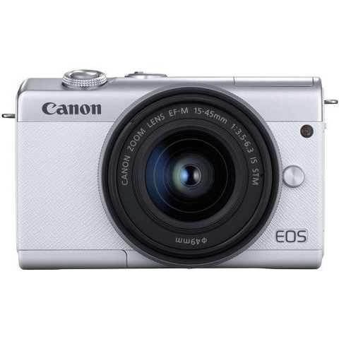 Máy ảnh Canon EOS M200 + Lens 15-45mm (White)