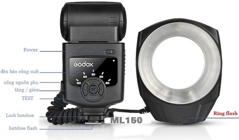 Đèn Flash Godox Macro Ring ML-150