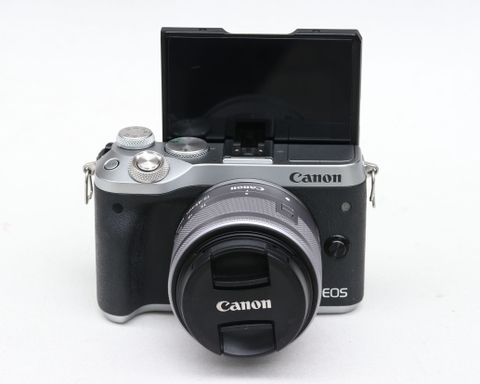 Canon EOS M6 + Kit 15-45mm IS STM màu bạc