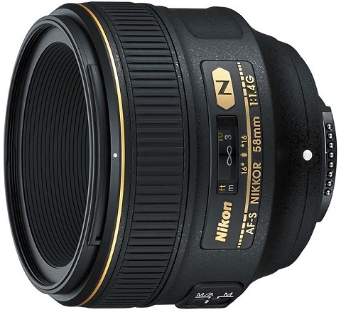 Ống kính Nikon AF-S Nikkor 58mm F1.4G Nano