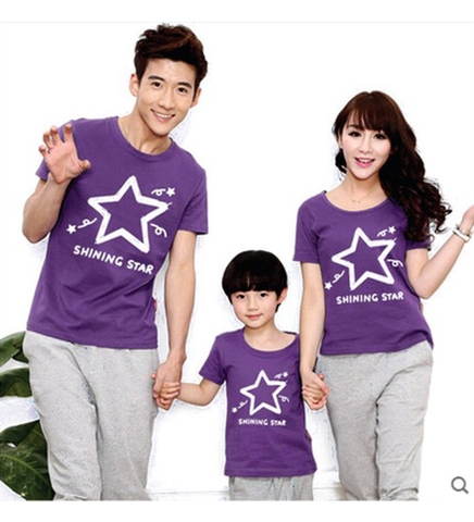 Áo Thun Gia Đình Shining Star X-AGĐ102