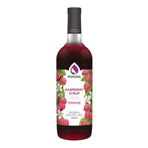 Pomona Raspberry Syrup 1000ml – Siro Phúc Bồn Tử