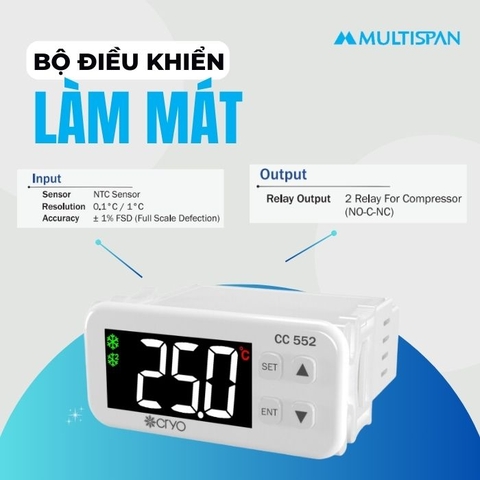 Bộ điều khiển làm mát CC-521 Multispan